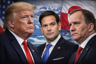 Trump i Grenlandia - spotkanie z Rubio i słowa Löfvena