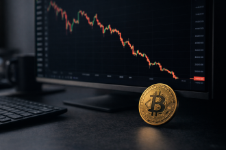 Spadająca cena Bitcoina i token