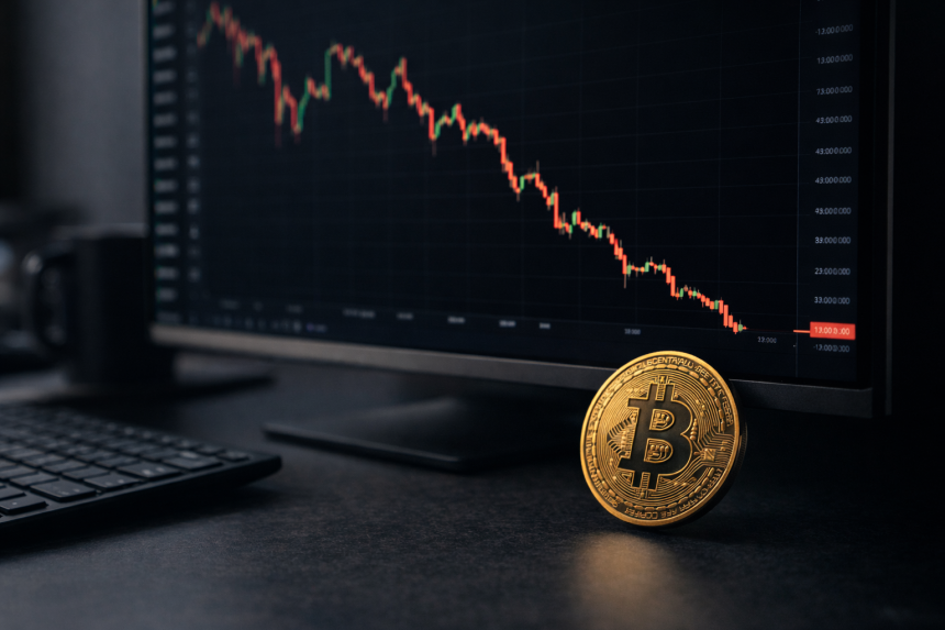 Spadająca cena Bitcoina i token